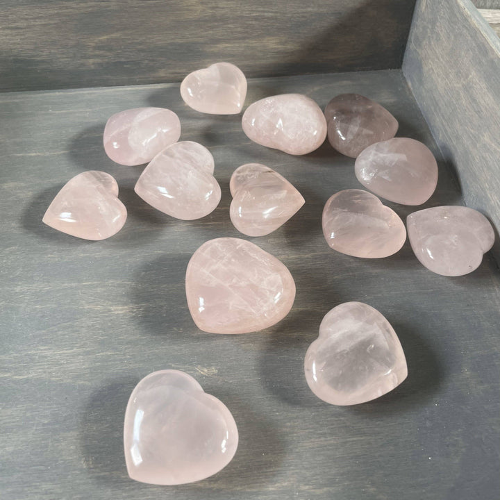 Rose Quartz Heart – Crystal Hearts for Healing &amp; Gifts