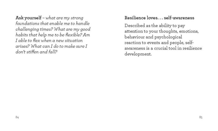 The Little Book of Resilience a soulful self-help paperback for mindful coastal living