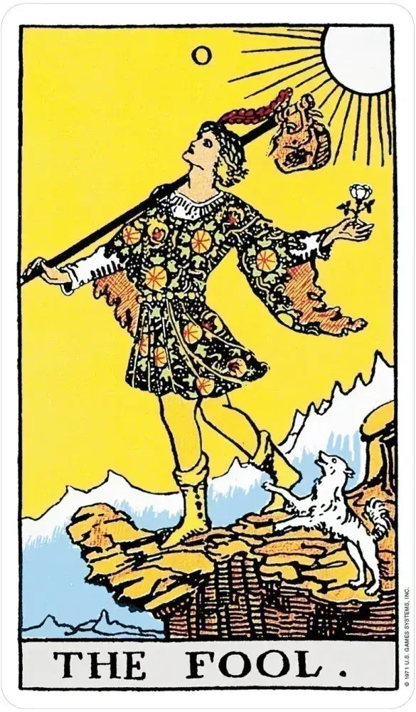 Rider-Waite Tarot Deck with original hand drawn titles, 78 classic cards
