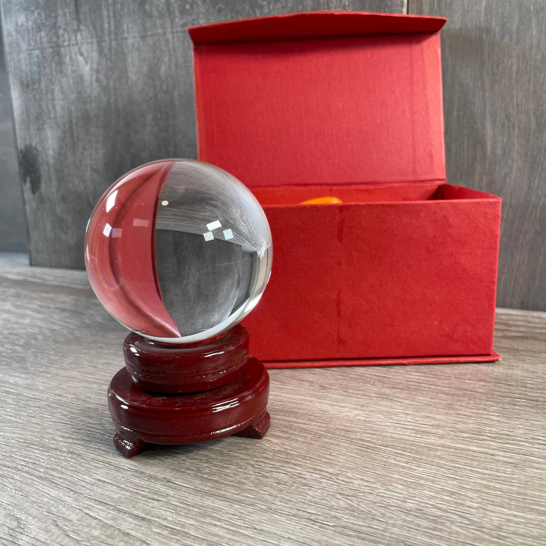Luminous Glass Sphere for Scrying &amp; Meditation