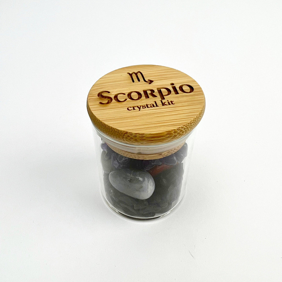 Zodiac Crystal Kit stretch bracelet with healing gemstones for your soulful coastal style
