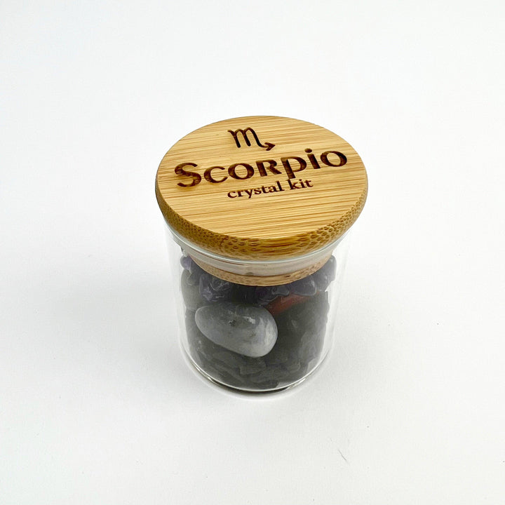Zodiac Crystal Kit stretch bracelet with healing gemstones for your soulful coastal style