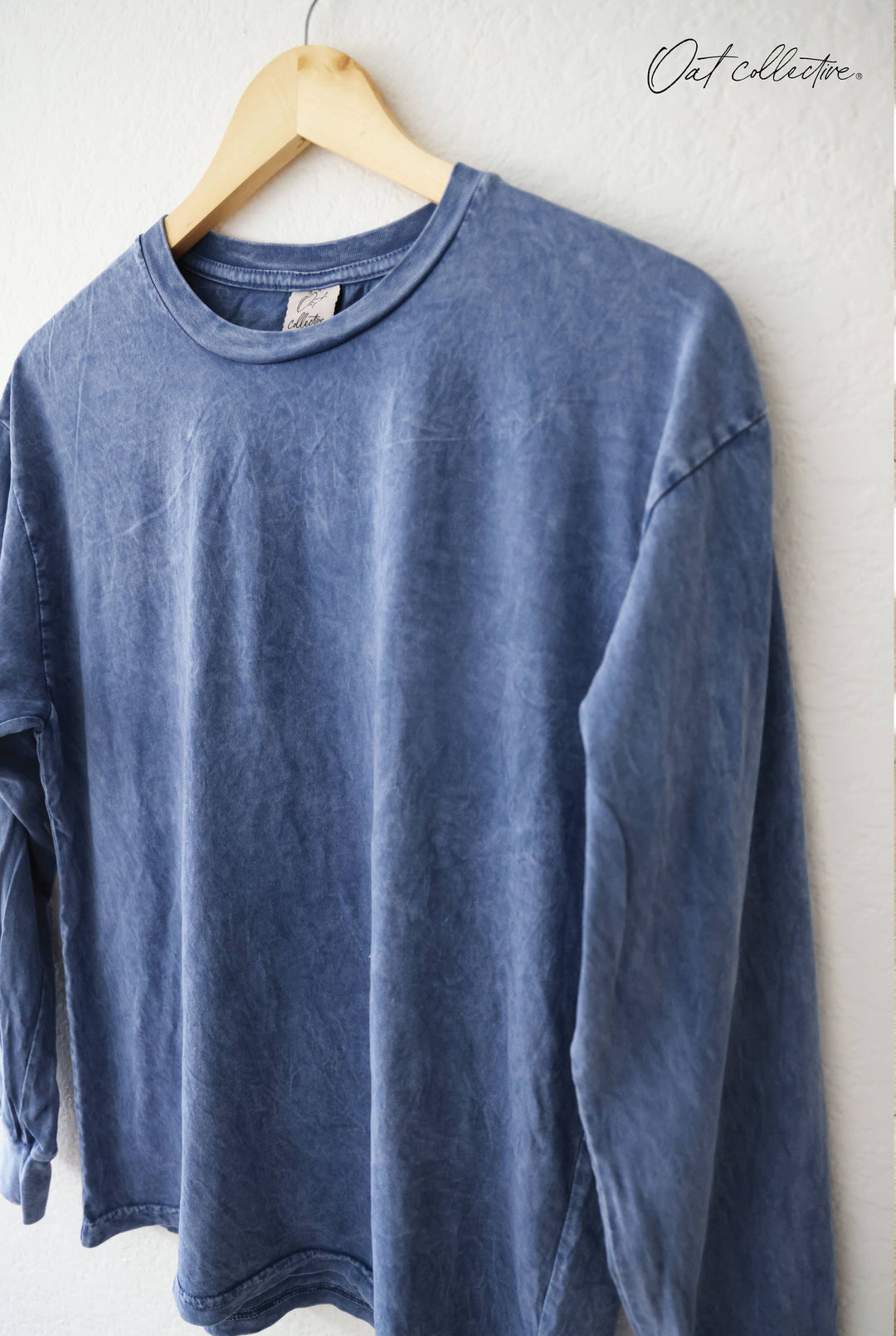 Boat Life Puff Mineral Washed Long Sleeve Graphic Tee boxy coastal style