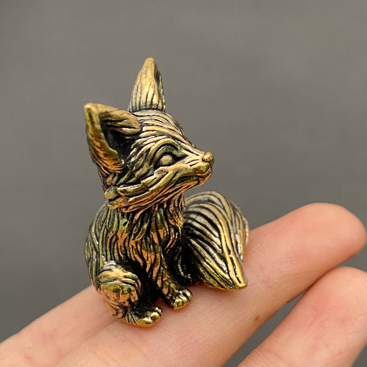 Brass Little Fox Crafts Desktop Ornament for boho spiritual altar decor