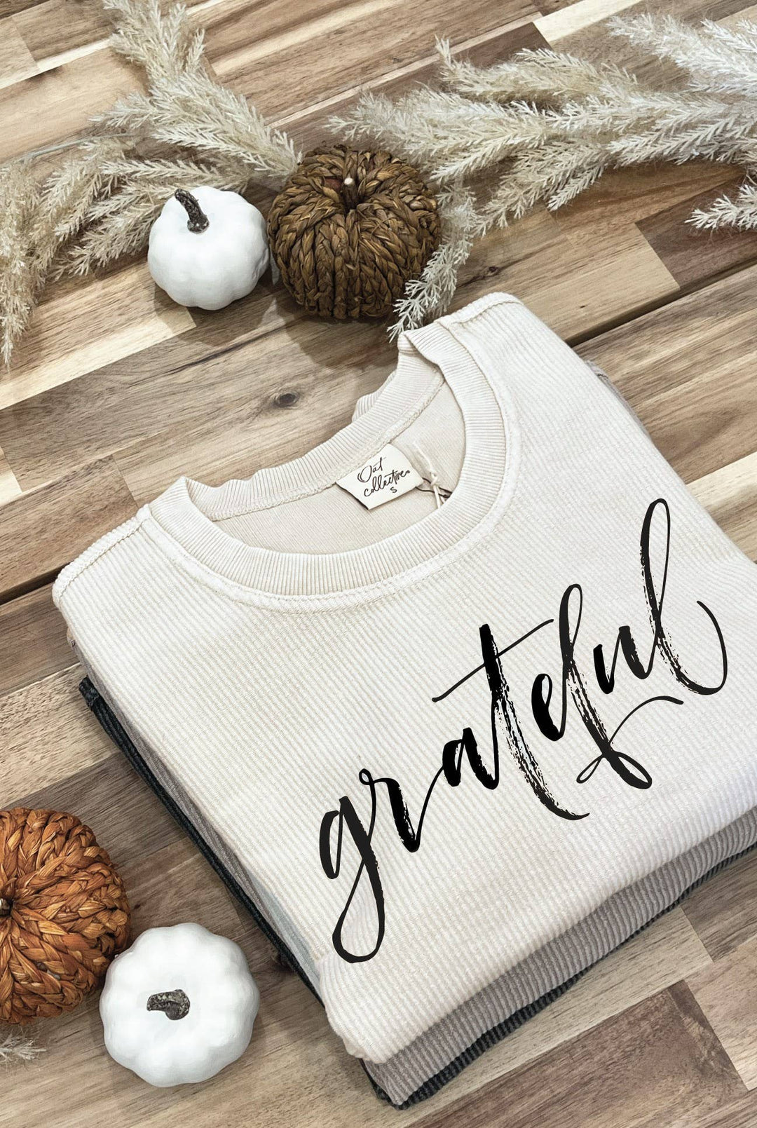 Grateful Cropped Thermal Pullover with mineral wash finish and vintage coastal boho style