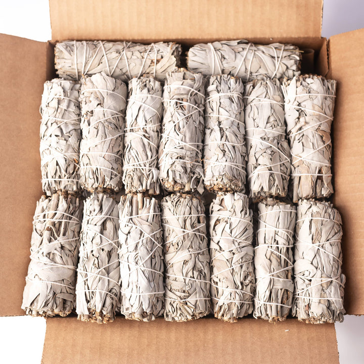 White Sage Bundle for smoke cleansing rituals from Anchored Soul Boutique Rhode Island