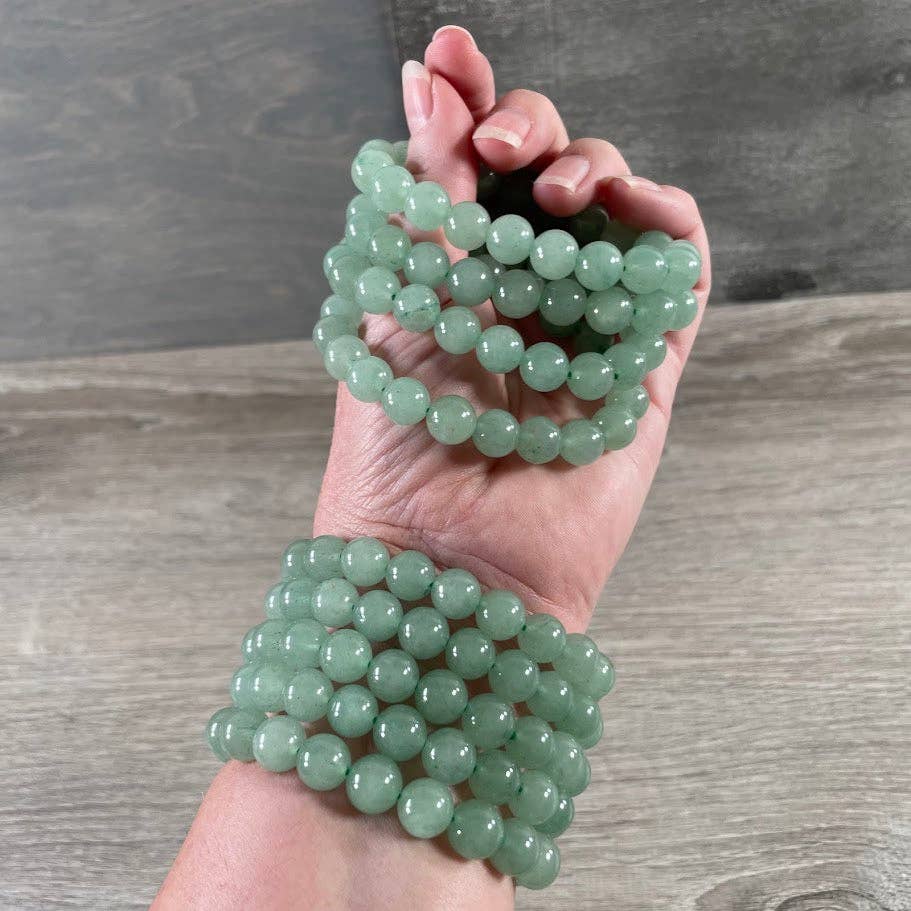 Gemstone Beaded Bracelets 10mm – Crystal Healing Jewelry