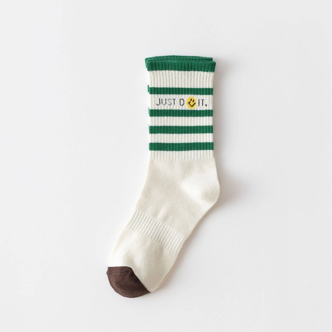 Smiley Crew Socks For Women