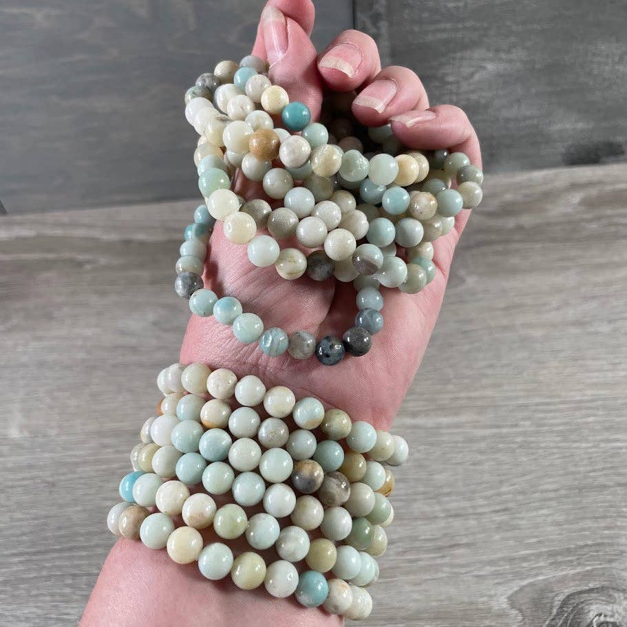 Healing Crystal Bracelets- 8mm Round