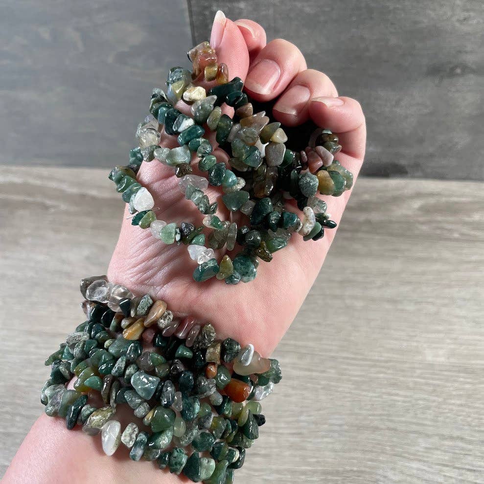 Healing Crystal Chip Bracelets