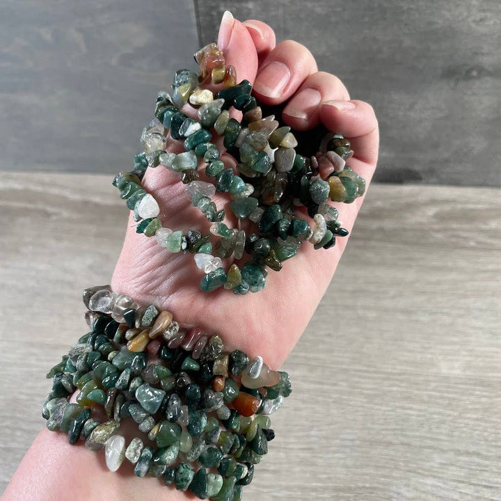 Healing Crystal Chip Bracelets