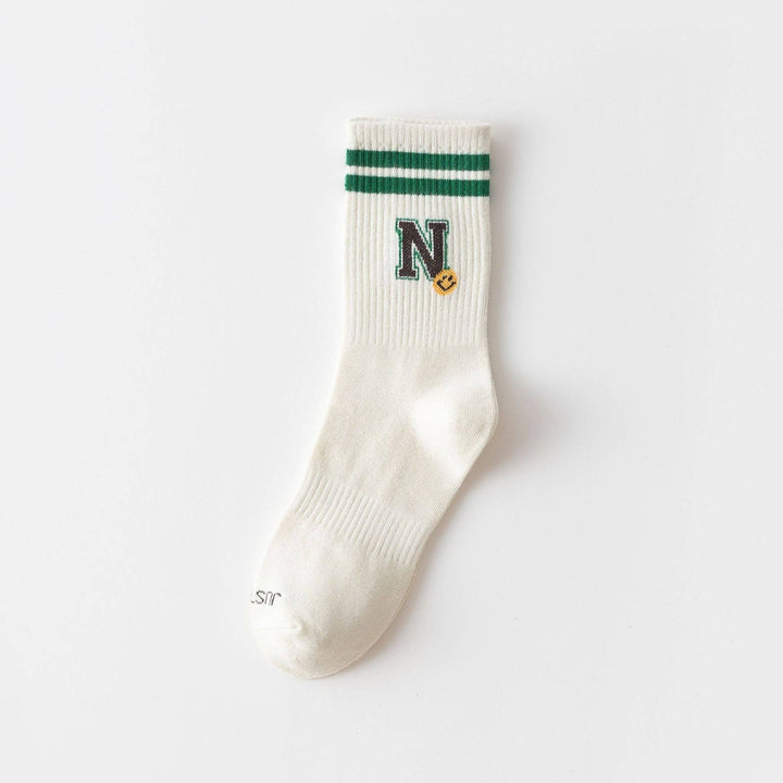 Smiley Crew Socks For Women