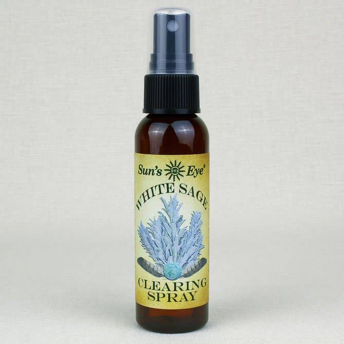 White Sage Clearing Spray 8 oz bottle for coastal energy cleansing rituals