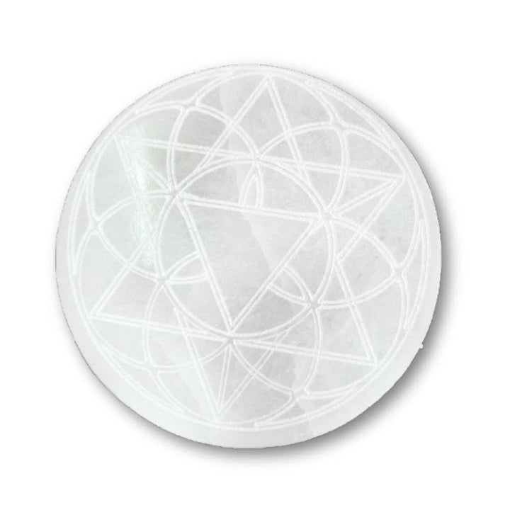 Selenite -  Lotus Charging Plate