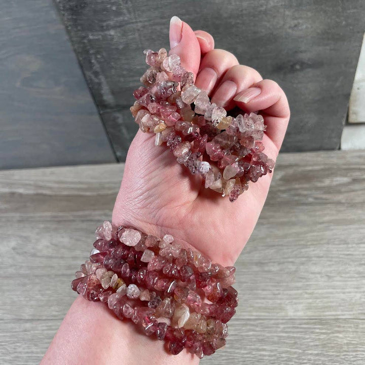 Healing Crystal Chip Bracelets