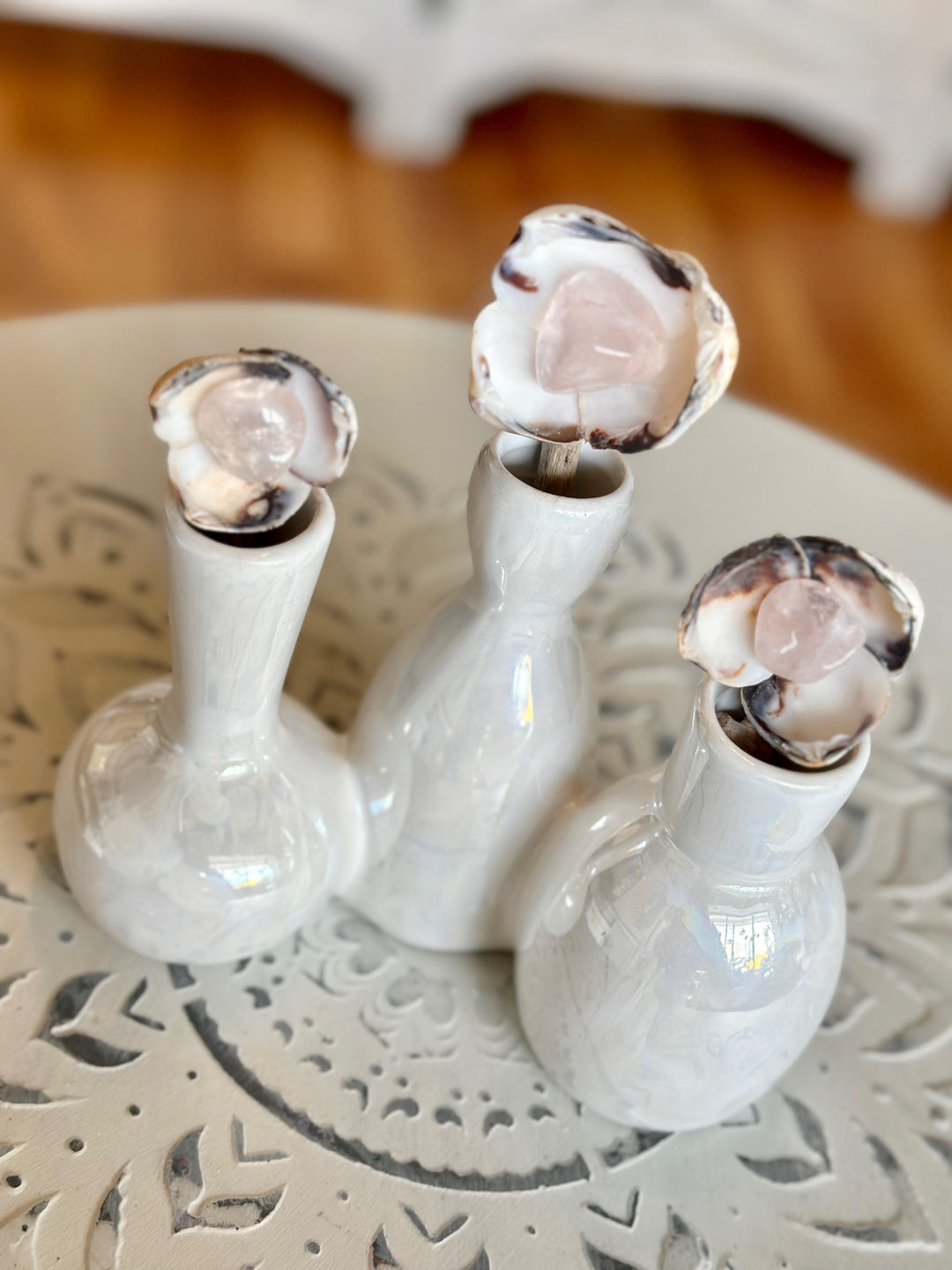 ZenFlower Trio - Rose Quartz  image 1