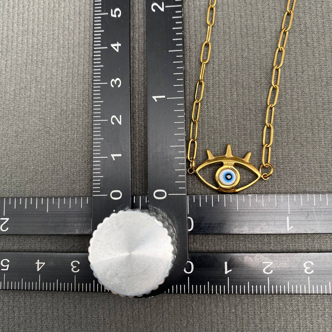 Evil Eye 18K Gold Plated SS Bracelet