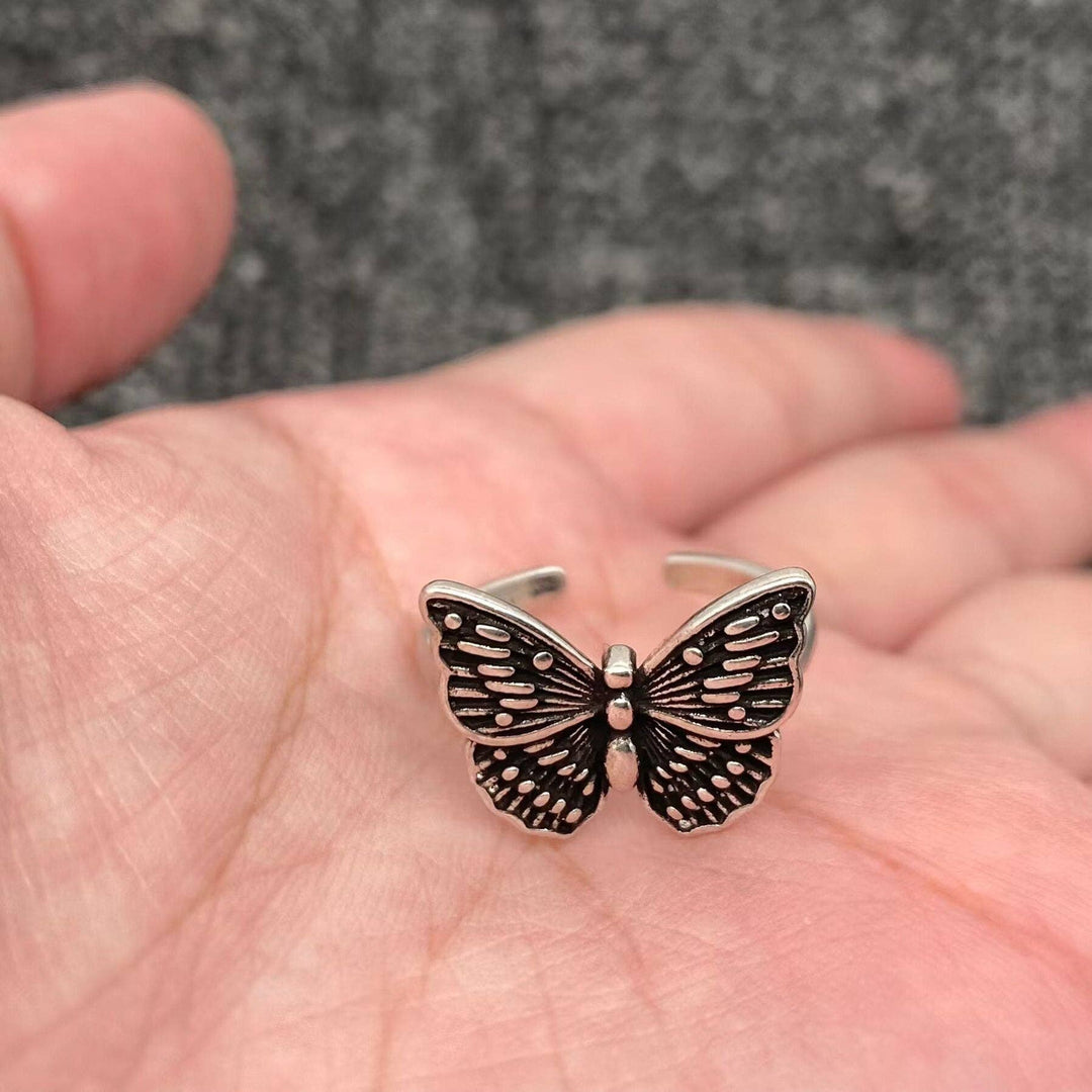 Vintage Butterfly Adjustable Ring