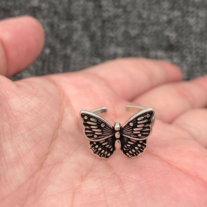 Vintage Butterfly Adjustable Ring