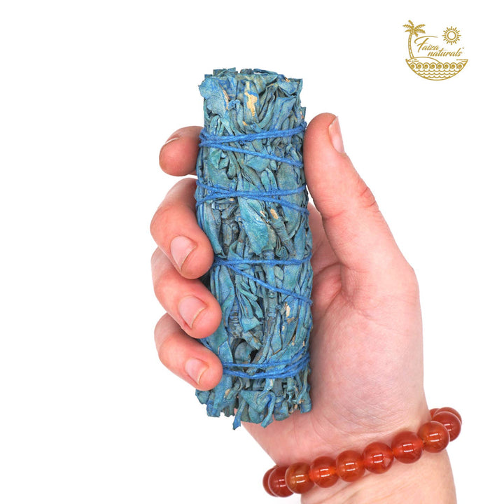Nag Champa White Sage herb bundle for cleansing rituals and coastal spiritual wellness