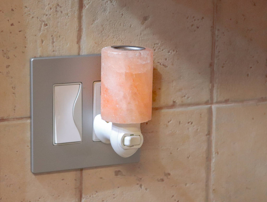 Himalayan Salt &amp; Essential Oil Diffuser Night Light