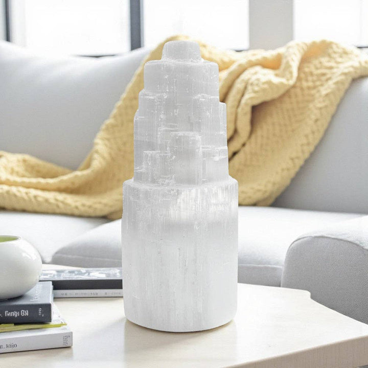 Selenite Lamp, Medium