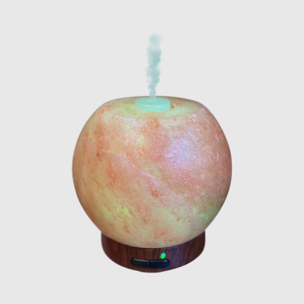Salt Bowl Essential Oil Diffuser handcrafted for coastal wellness and soulful living