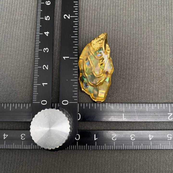Oyster Shell 18K Gold Plated Earrings