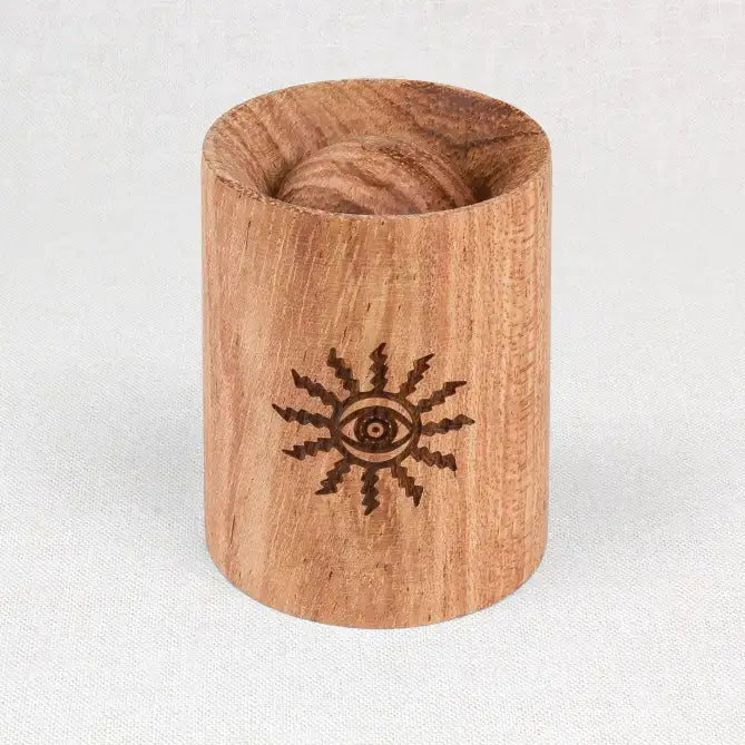 Wooden Oil Diffuser Auburn warm artisan aromatherapy piece for coastal bohemian living spaces