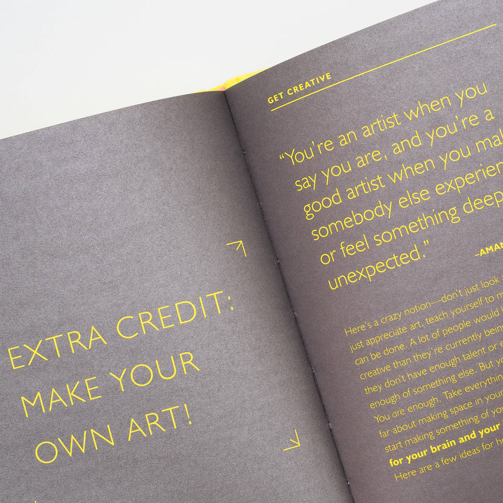 How Art Can Make You Happy paperback book for creative self-care and joy