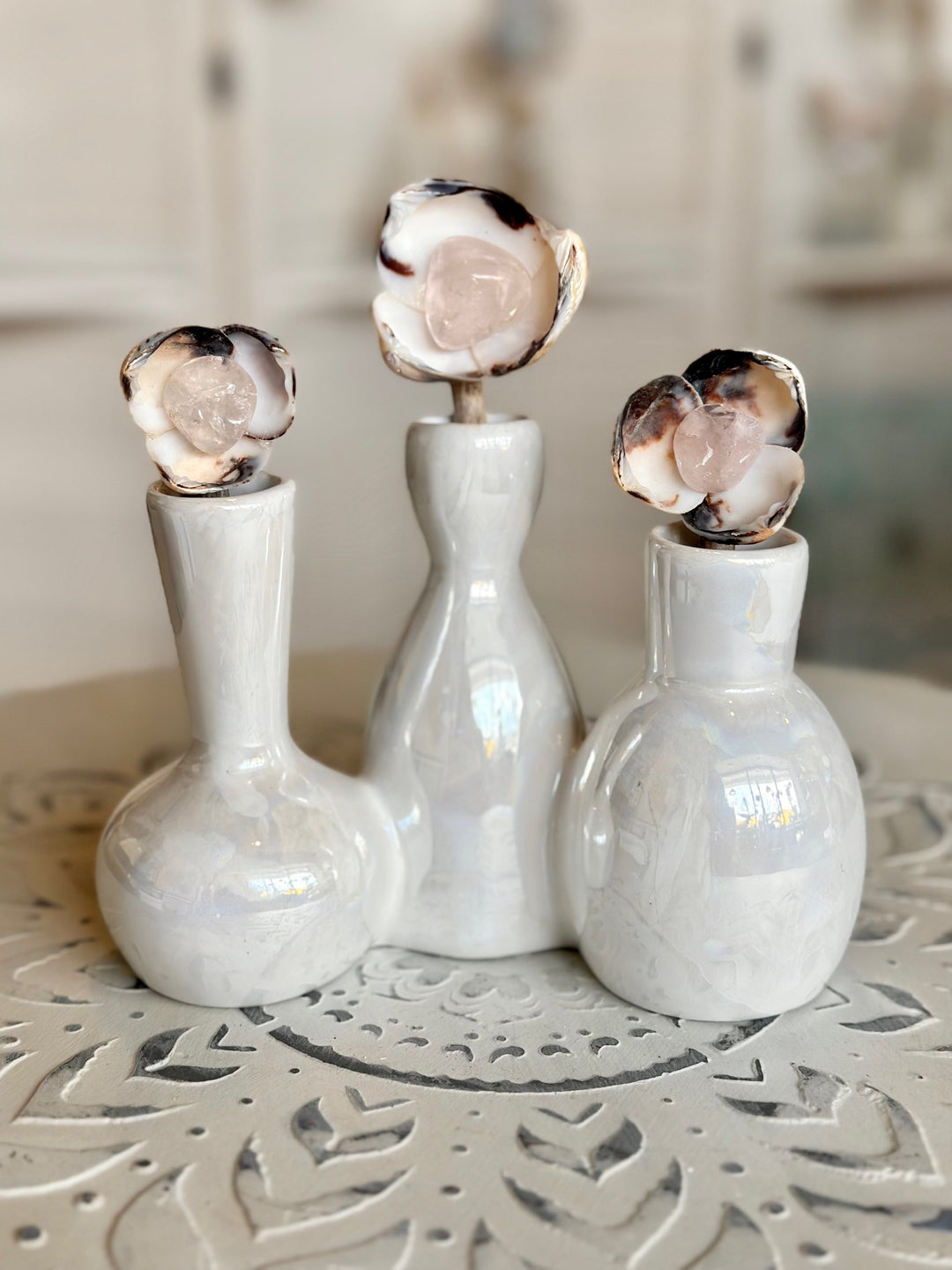 ZenFlower Trio - Rose Quartz  image 0