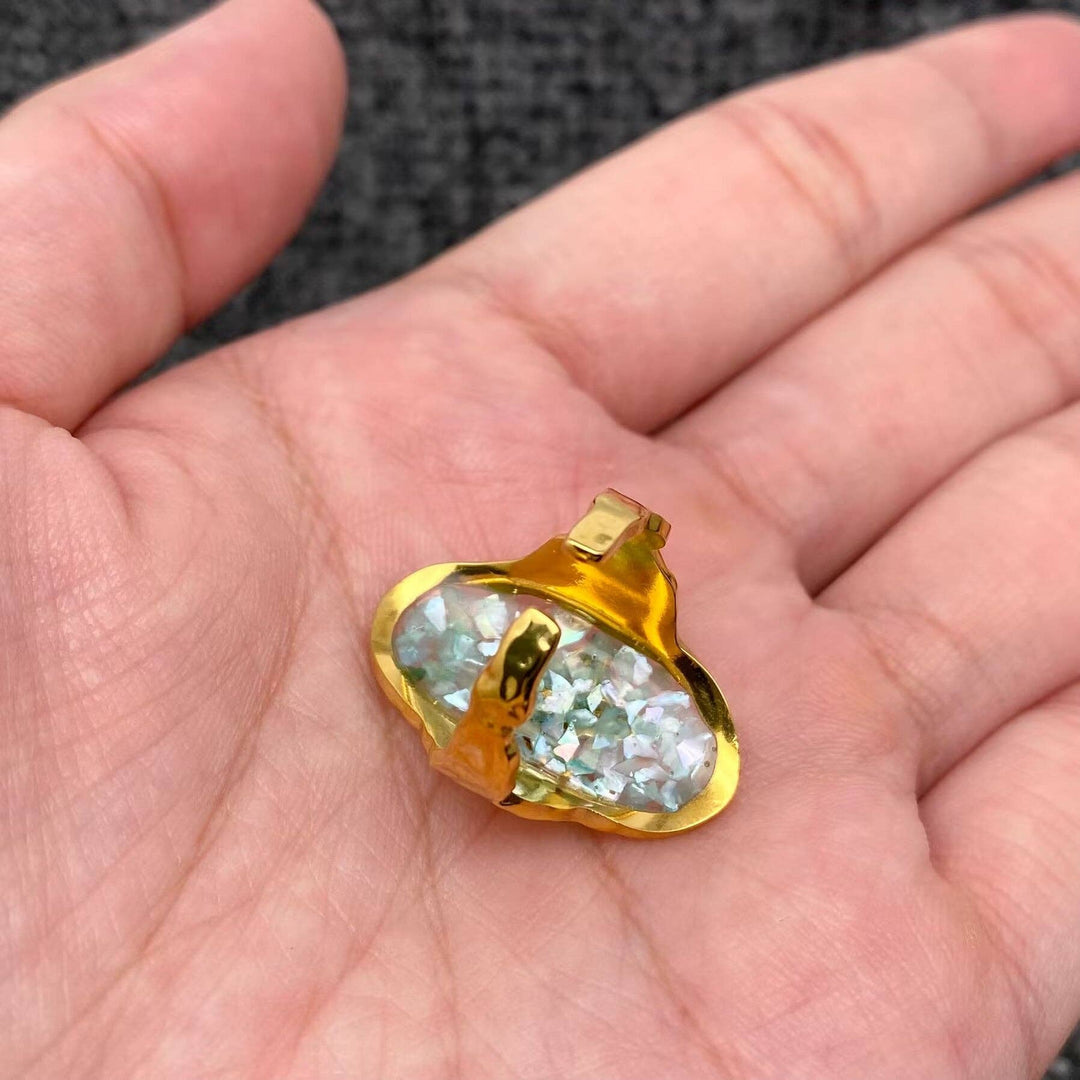 Shattered Shell 18K Gold Plated S.Steel Starfish Ring
