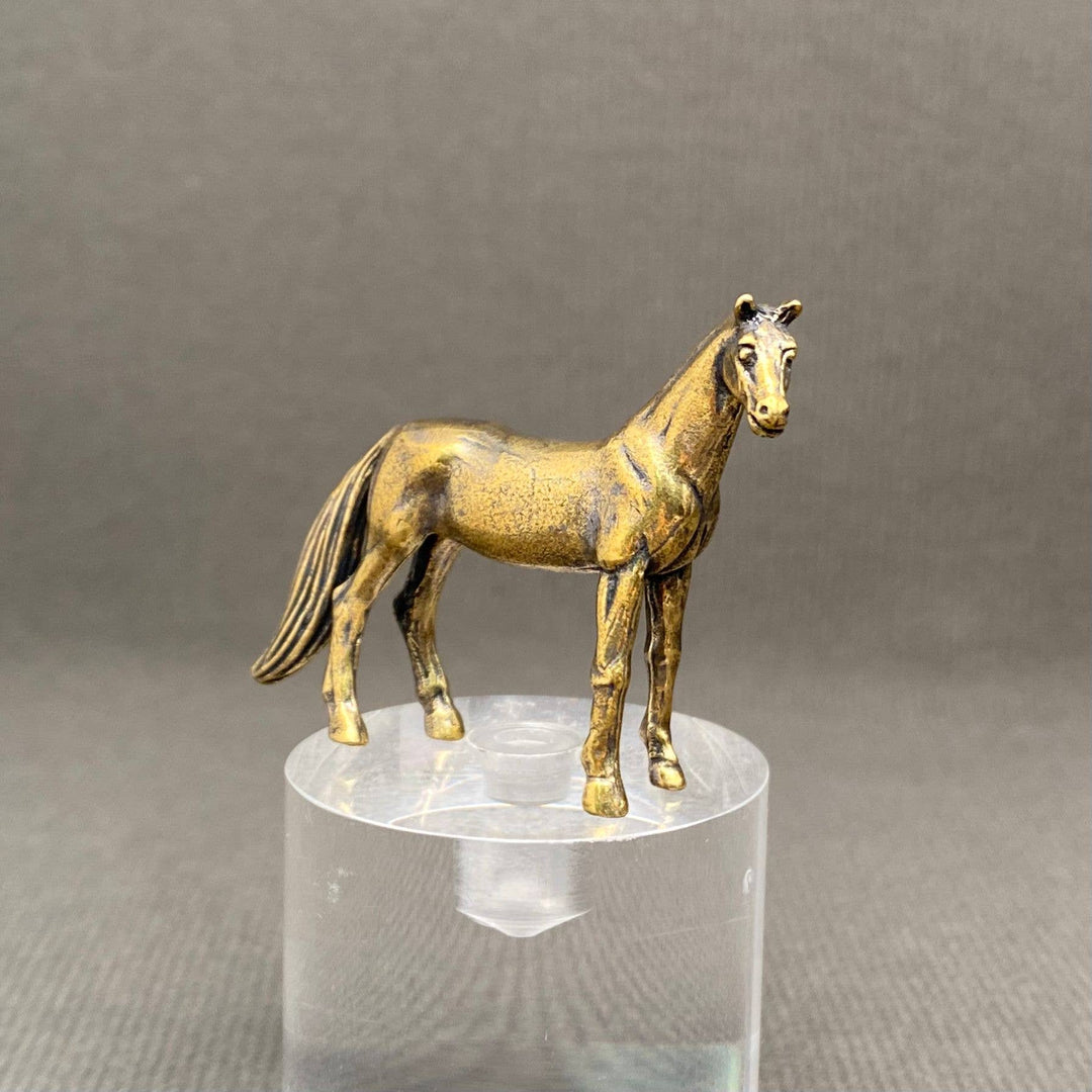 Brass Horse Decoration Desktop Ornament handcrafted boho spiritual decor for intuition