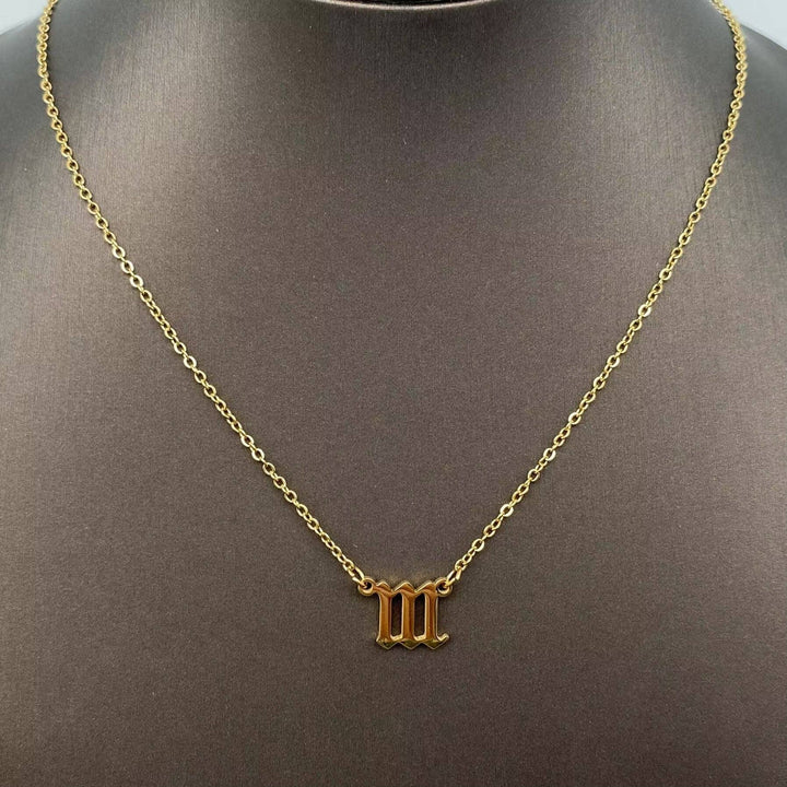 Lucky Angel Numbers 111-999 | Pendant Necklace – 18K Gold Plated