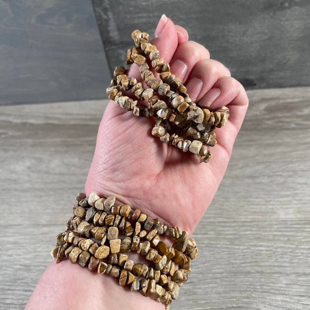Healing Crystal Chip Bracelets