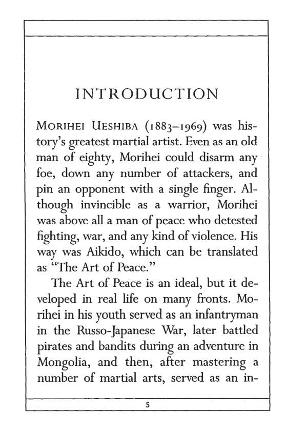 The Art Of Peace Book