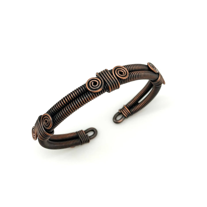 Solid Copper Unisex Adjustable Cuff