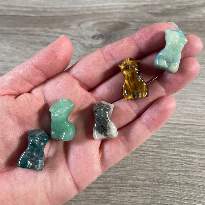 Small Gemstone Goddess Figurines