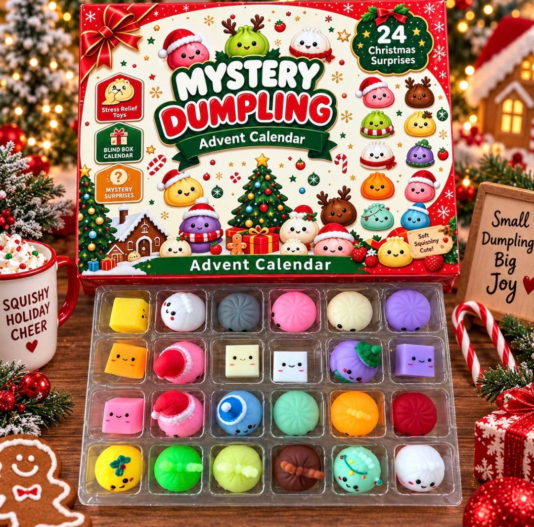 Christmas Dumpling Advent Calendar | Stress Toys