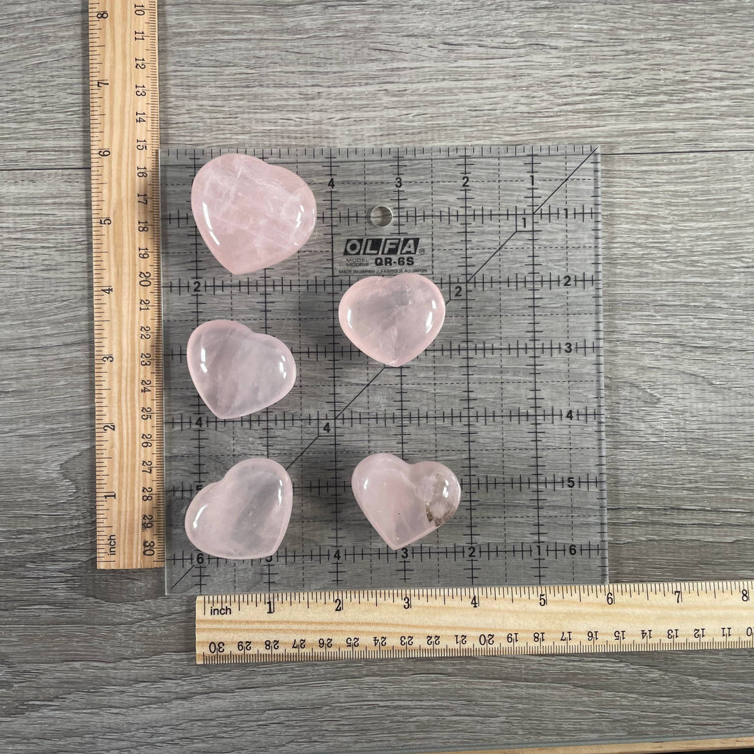 Rose Quartz Heart – Crystal Hearts for Healing &amp; Gifts