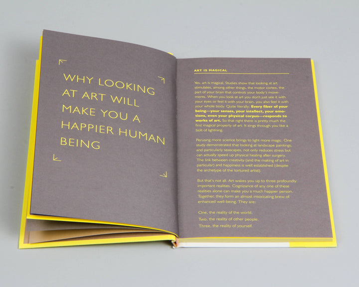 How Art Can Make You Happy paperback book for creative self-help and inspiration