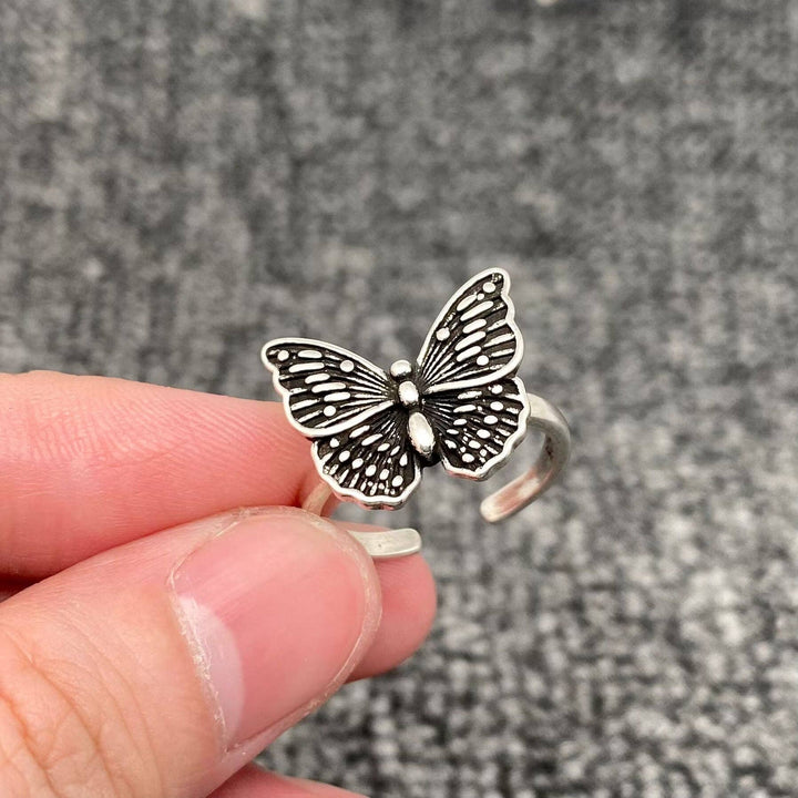 Vintage Butterfly Adjustable Ring