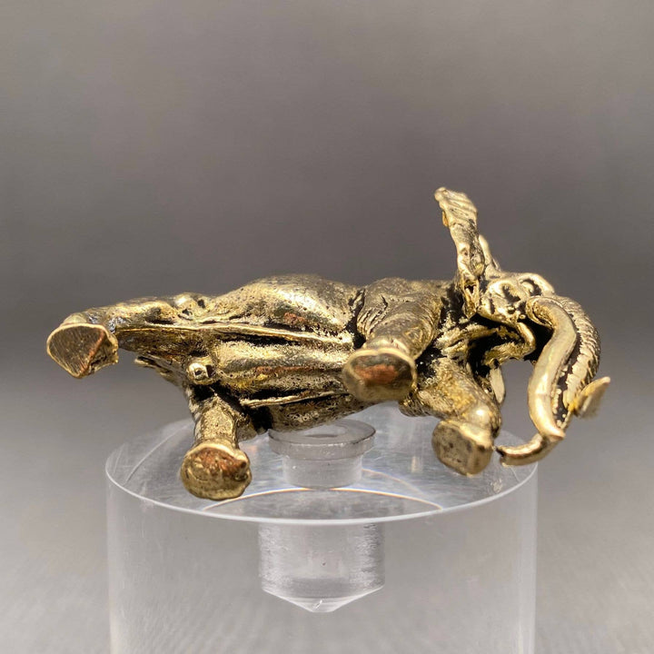 Brass Mammoth Elephant Desktop Ornament