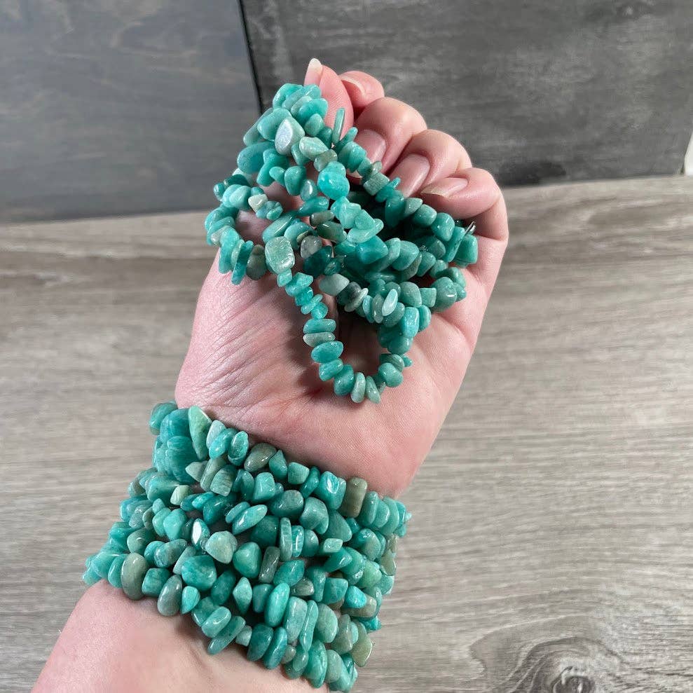 Healing Crystal Chip Bracelets
