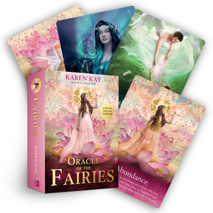Oracle of the Fairies 44-Card Deck by Karen Kay for nature-inspired guidance
