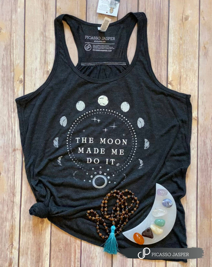 "The Moon Made Me Do It" Flowy Tank