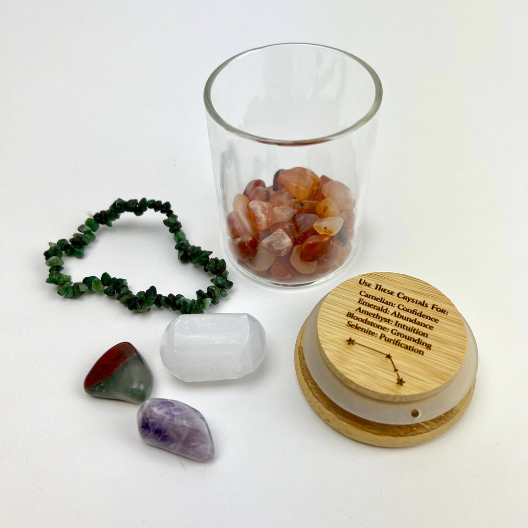Zodiac Crystal Kit stretch bracelet with healing gemstones for your cosmic soul