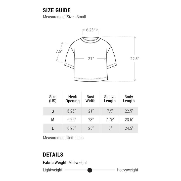 Oyster Coastal Graphic Boxy Crop Top
