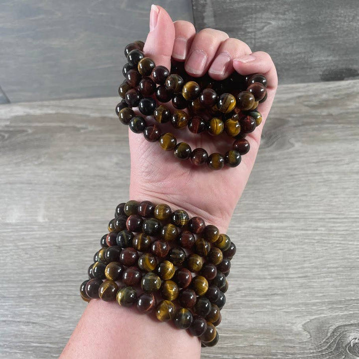 Gemstone Beaded Bracelets 10mm – Crystal Healing Jewelry