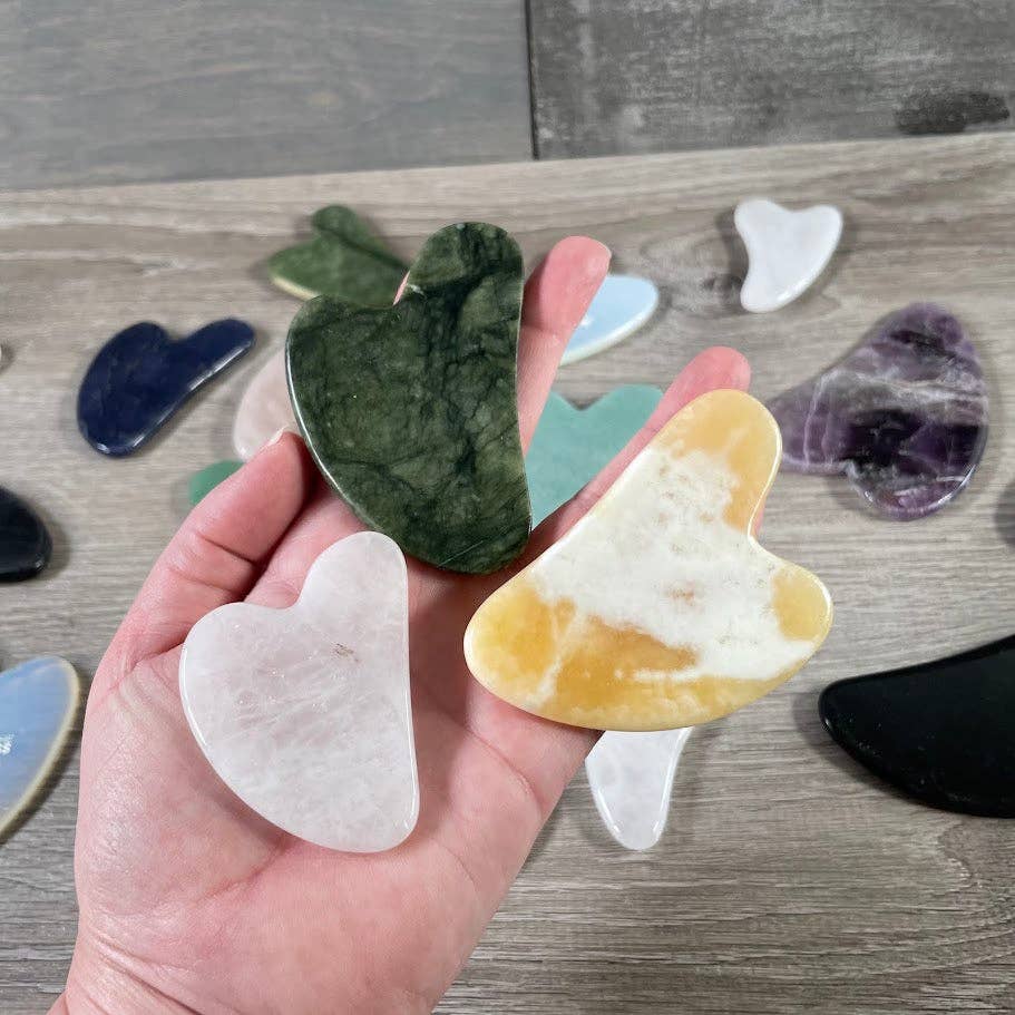 Crystal Gua Sha Facial Massager – Wholesale Skincare Tool